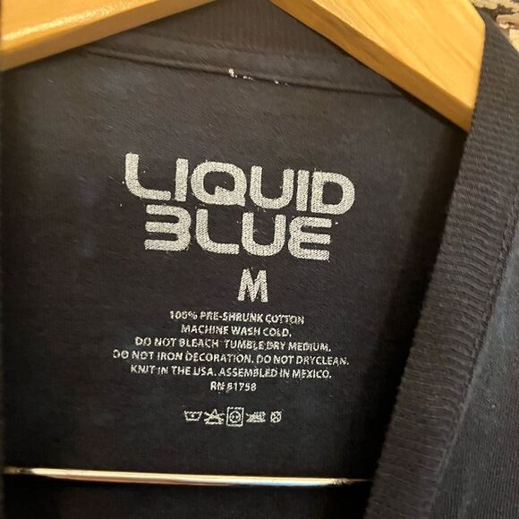 Liquid Blue Slayer T-shirt. Size Medium.  Unisex. - Picture 3 of 4
